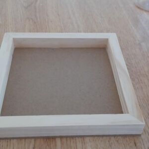 Natural Wood Shadow Box Frame